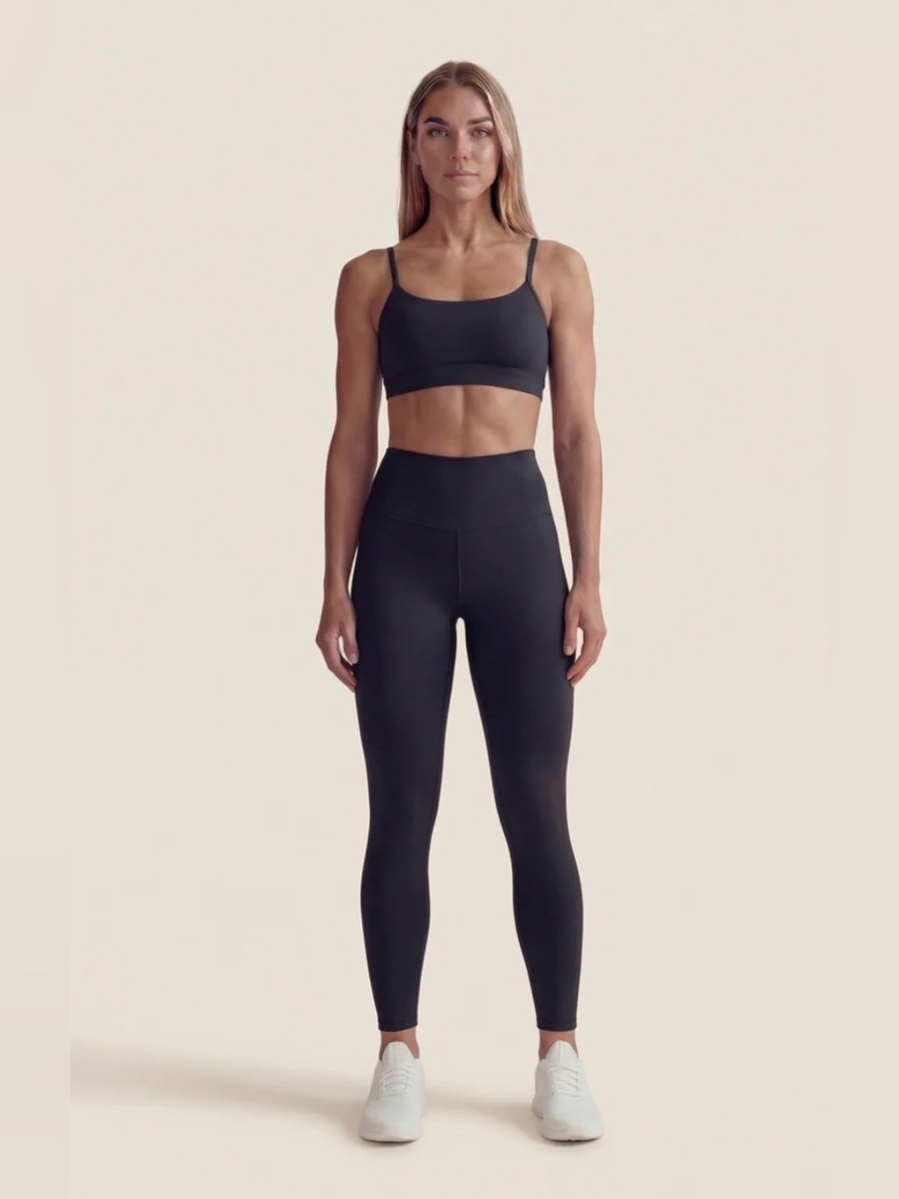 Tona Leggings Womens Black High Waisted Athletic Workout Yoga